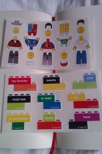 Lego Moleskine stickers