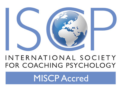 Logo: MISCP Accred, International Society for Coaching Psychology